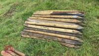 40 X 5' PLUS WOODEN FENCE STAKES - 2