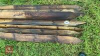 9 X 5'4'' HALF ROUND STAKES - 4