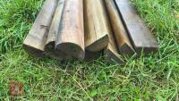 9 X 5'4'' HALF ROUND STAKES - 6