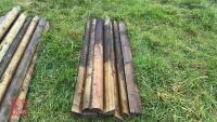 9 X 5'4'' HALF ROUND STAKES - 8