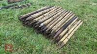 80 X 5'4'' WOODEN FENCE STAKES