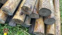 80 X 5'4'' WOODEN FENCE STAKES - 4