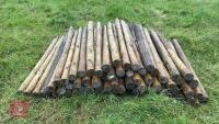 80 X 5'4'' WOODEN FENCE STAKES - 5