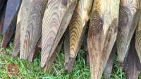 80 X 5'4'' WOODEN FENCE STAKES - 8