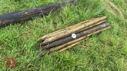 13 X 4'4'' WOODEN FENCE STAKES