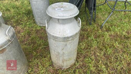 EXPRESS DAIRIES ALUMINIUM MILK CHURN