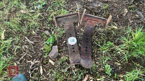 2 MF TRACTOR SEAT BRACKETS