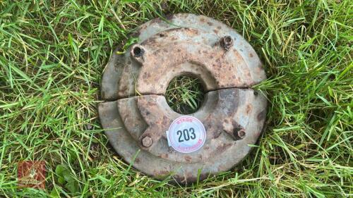1 WHEEL CENTRE WEIGHT