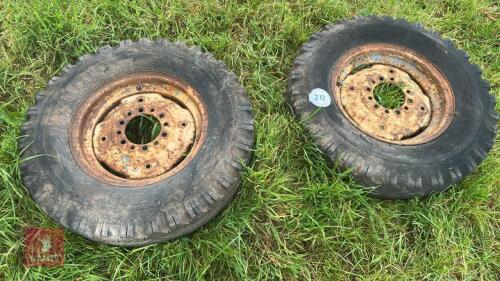 PAIR OF 7.50-18'' WHEEL RIMS