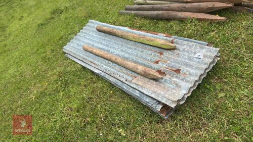 15 CORRUGATED TIN SHEETS