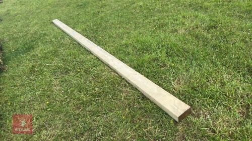 4.8M LENGTH OF 6'' X 3'' TIMBER