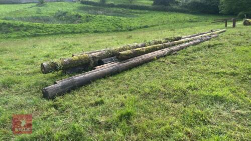 8 TELEGRAPH POLES