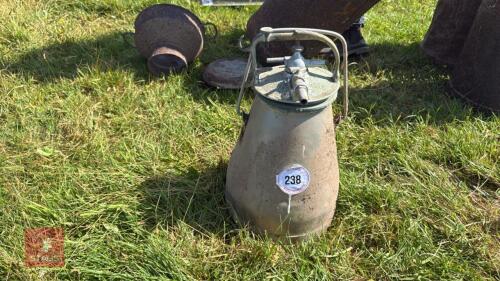 ALUMINIUM MILK BUCKET