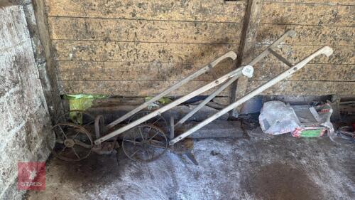 2 VINTAGE PEDESTRIAN CULTIVATORS