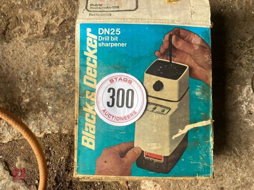 BLACK AND DECKER DRILL BIT SHARPENER