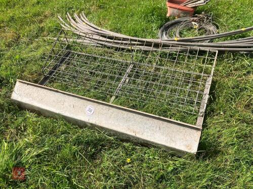GALVANISED HAY RACK AND TROUGH