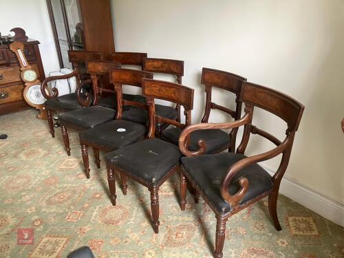 8 DINING CHAIRS