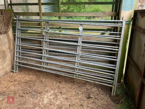3 GALVANISED 8' HURDLES