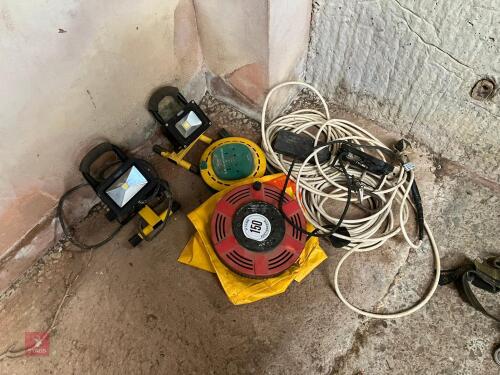 WORKLIGHTS AND EXTENSION REELS