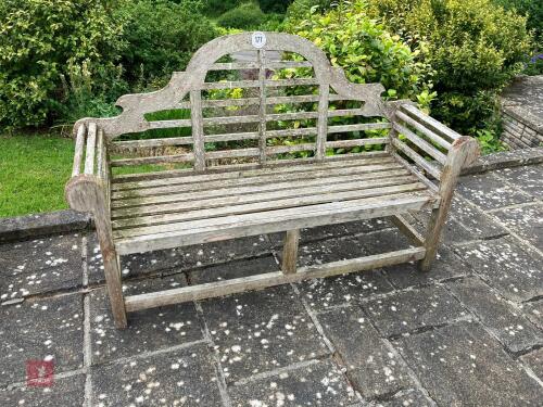 WOODEN GARDEN BENCH