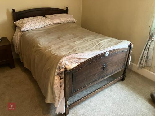 WOODEN BED FRAME