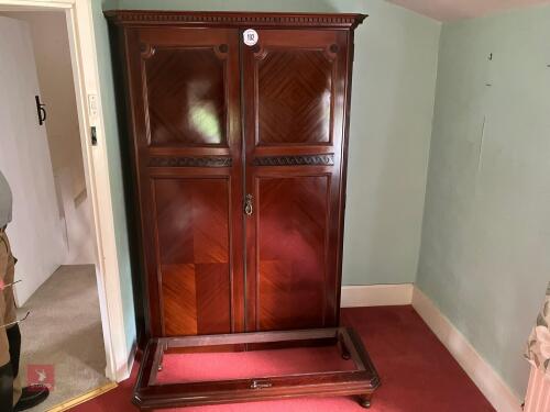 WOODEN HARDWOOD WARDROBE