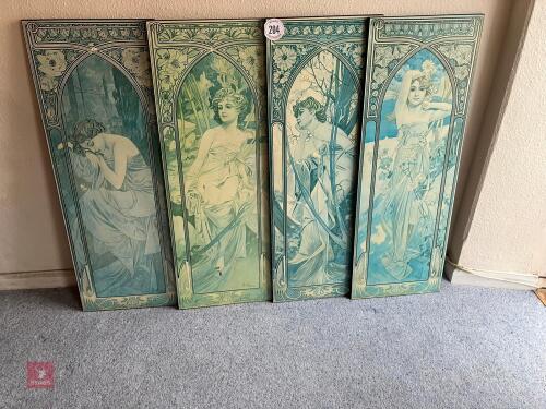 SET OF 4 PRINTS