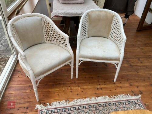 PAIR OF CONSERVATORY CHAIRS