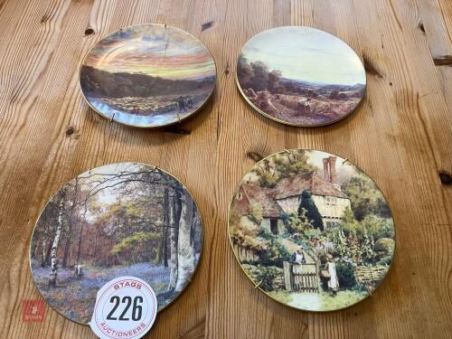 4 LARK RISE SERIES COLLECTORS PLATES