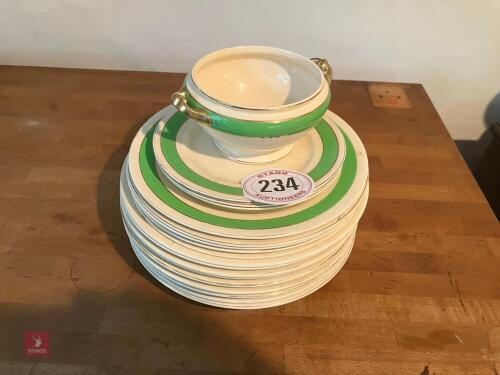 EARLY WEDGWOOD PLATES & TURINE