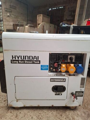 HYUNDAI DHY8000SELR DIESEL GENERATOR