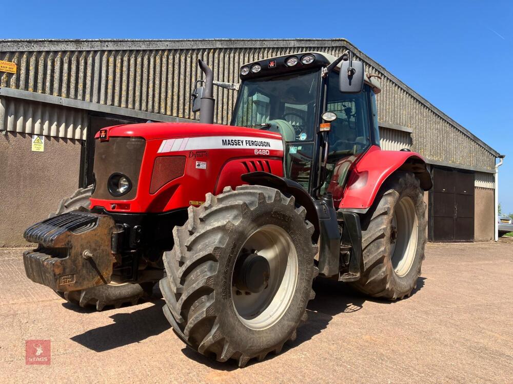2008 MASSEY FERGUSON 6480 4WD TRACTOR