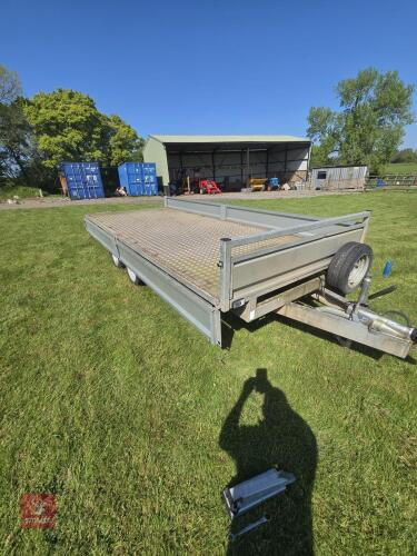 2022 16' FLATBED TRAILER