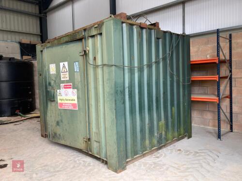 SHIPPING CONTAINER CHEMICAL STORE