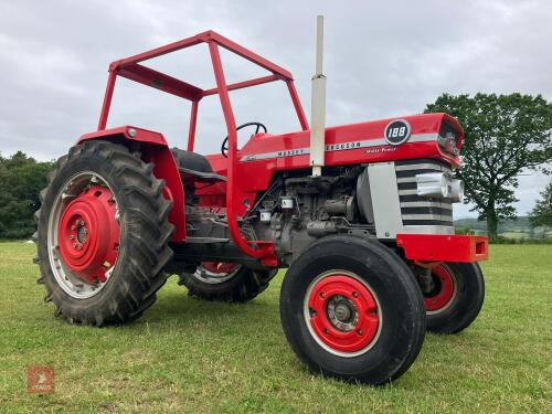 1973 MASSEY FERGUSON 188 2WD TRACTOR
