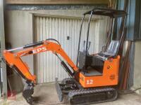 2026 NUOMAN 1.2T EPS 12 MINI EXCAVATOR