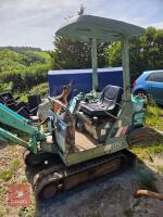 YANMAR B12 MINI DIGGER - 4