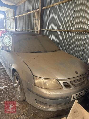2006 SAAB 93 CONVERTIBLE CAR S/R