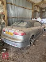 2006 SAAB 93 CONVERTIBLE CAR S/R - 2