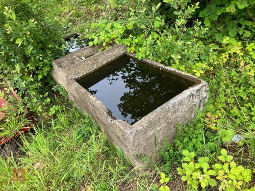CONCRETE WATER TROUGH