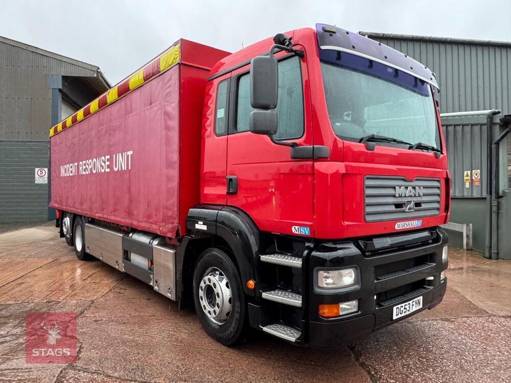 2004 MAN TG-A 26.363 CURTAIN SIDE LORRY
