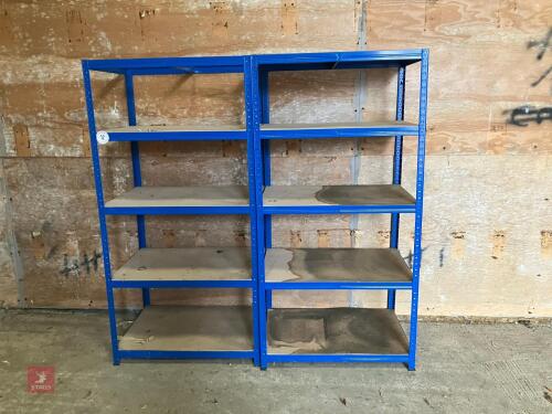 2 WORKSHOP STORAGE RACKS (12)