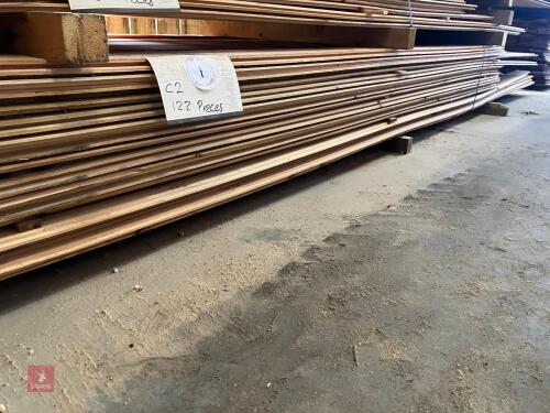 122 LENGTHS OF CEDAR CLADDING (1)