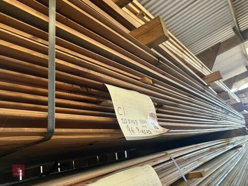 96 LENGTHS OF THERMOWOOD CLADDING (18)