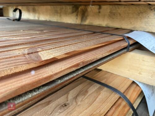 30 LENGTHS OF TIMBER CLADDING (23)