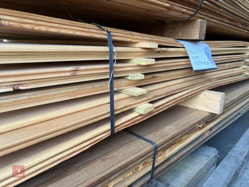130 LENGTHS OF TIMBER CLADDING (24)