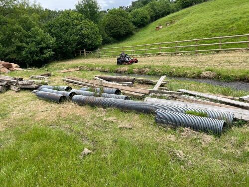 QTY OF USED DRAINAGE PIPES