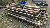 PALLET OF METAL PALLET RACKING - 5