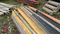PALLET OF METAL PALLET RACKING - 9