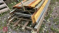 PALLET OF METAL PALLET RACKING - 12